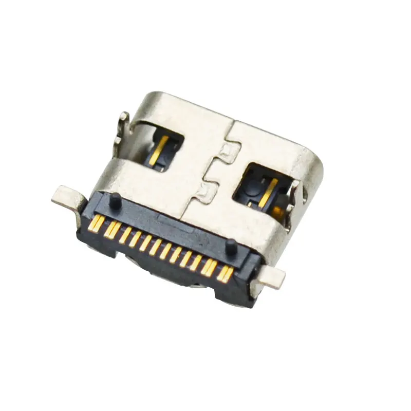 1000Pcs Type C USB jack female connector Type C connector plug Pcb 16 pin Dip + SMD usb-c connector 16 p Usb c female Usb
