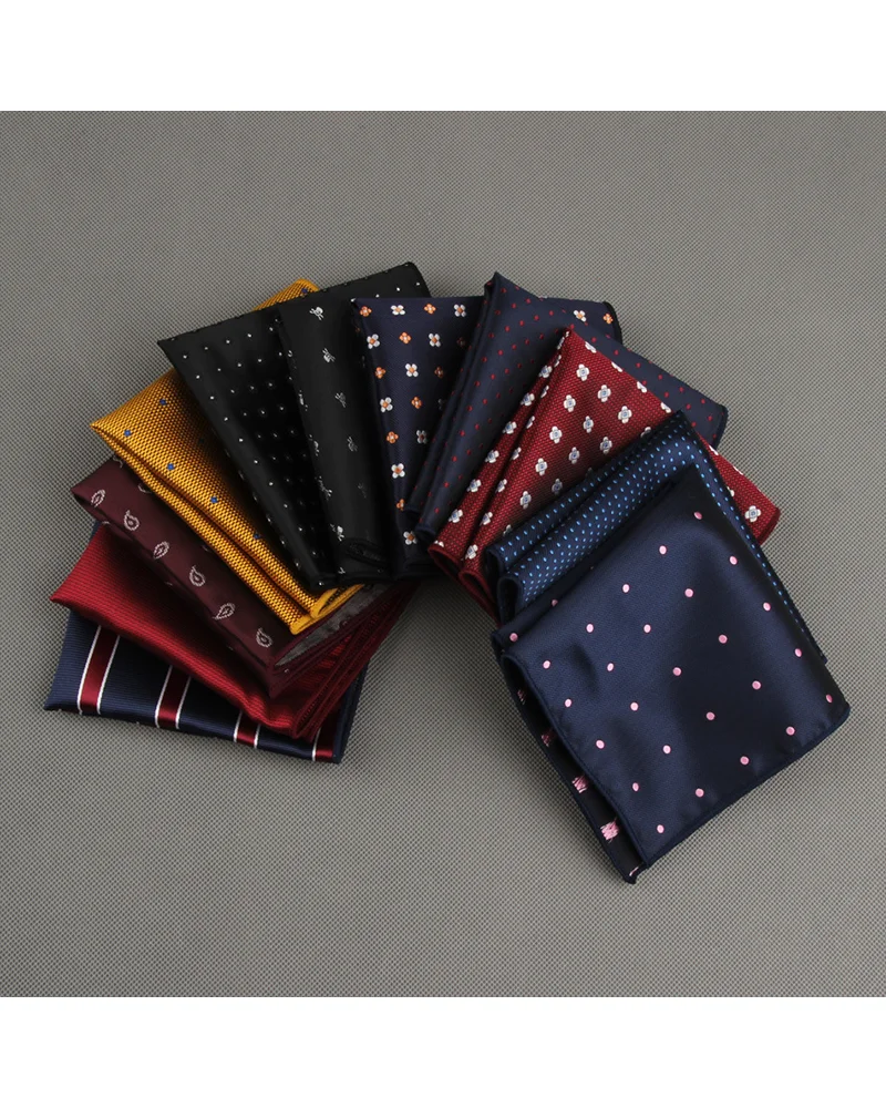 MM Imitated Silk Necktie Pocket Towel For Men High Quality  Groom Best Man Suit Wedding Party Chest Scarf Square Handkerchief