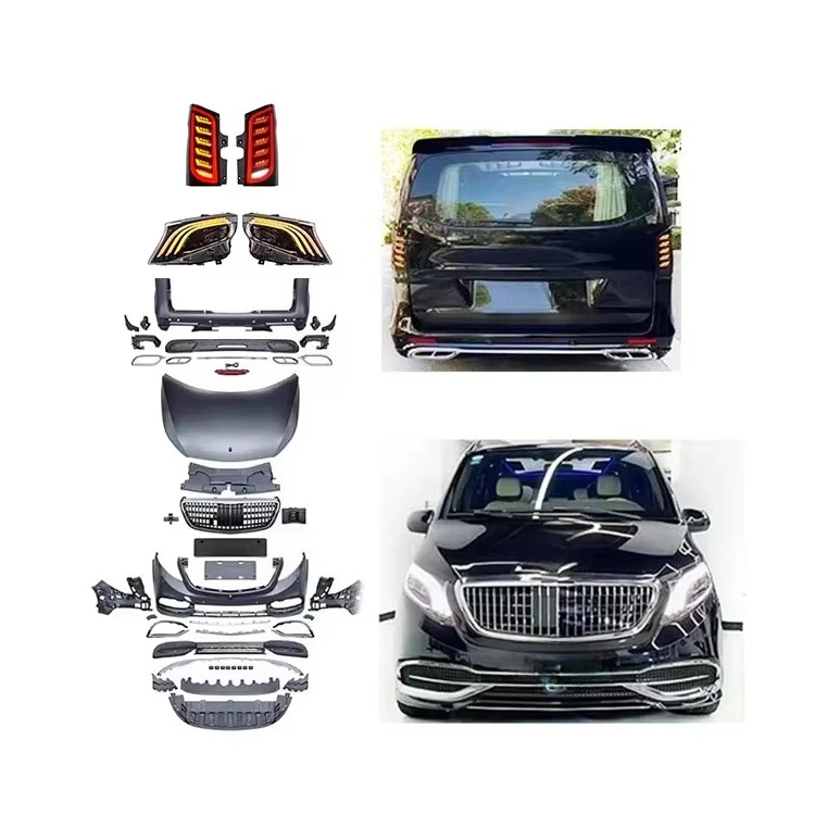 V-Class Commercial Vehicle Body Kits Higher Quality Bumper Guards Body Kits V260 V250 V220 W447 for Mercedes-Benz V-Class