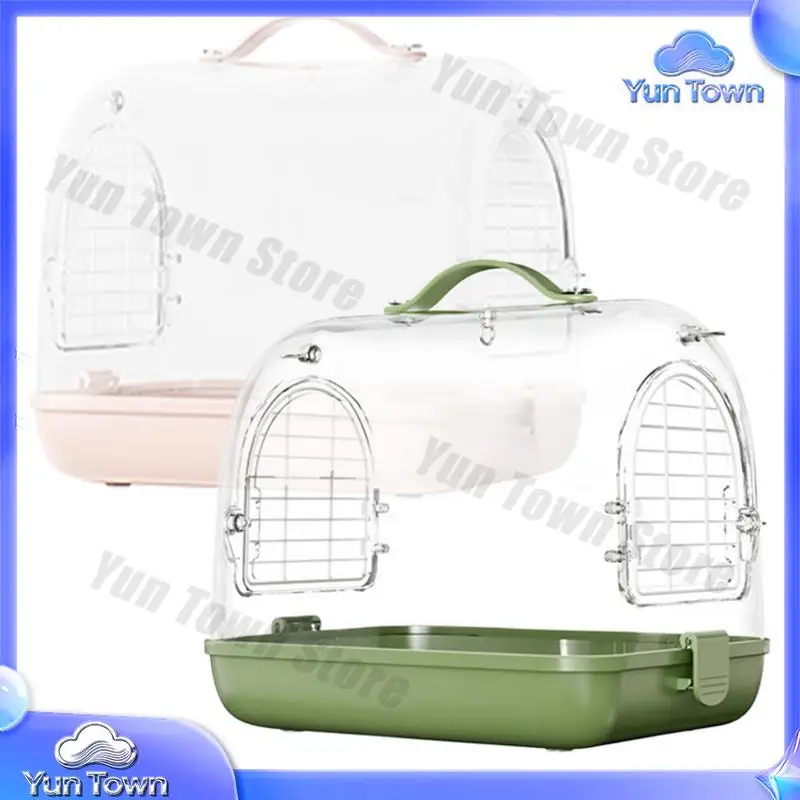 Transparent Cockatiel Cage Removable Breathable Bird Transport Bag Cockatiel Portable Bird Carrier Backpack