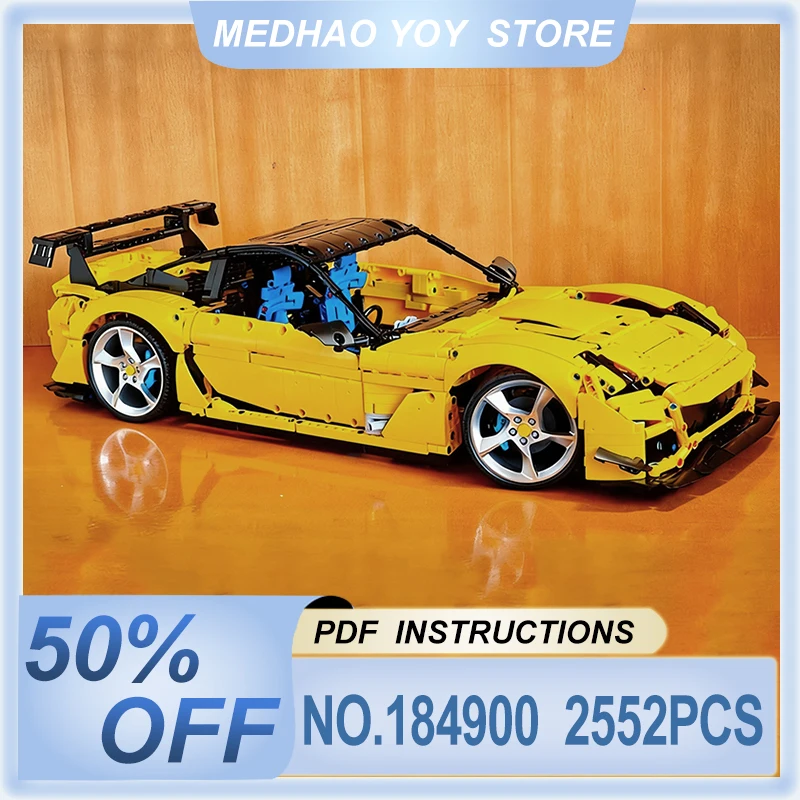 عالية الجودة جديد MOC-184900 سباق السيارات الرياضية 42143 B نموذج السوبر اللبنات لتقوم بها بنفسك لغز لعبة الربط هدية الكريسماس للأطفال #1