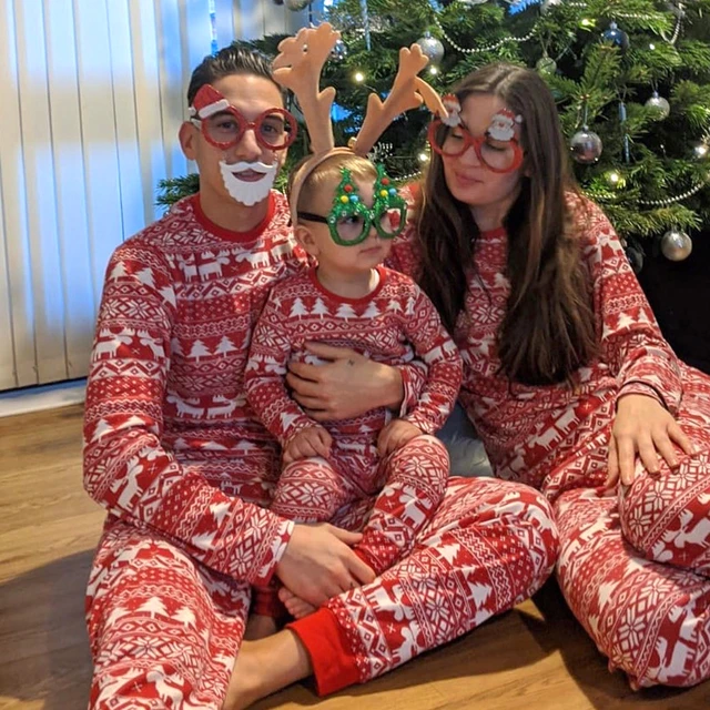 Matching pajamas mom dad and baby hotsell