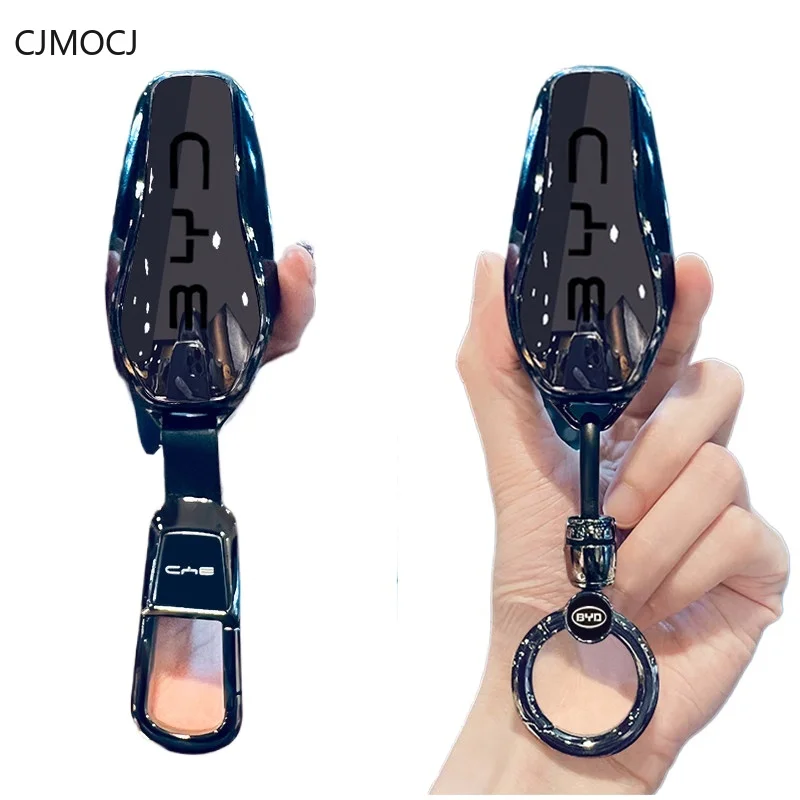 

Premium TPU Key Cover Case for BYD Han EV/Song Pro/Qin L/Yuan Plus/Tang DMI/Seal 06/07/Seagull/Chaser 05 (2024) - Key Fob Shell