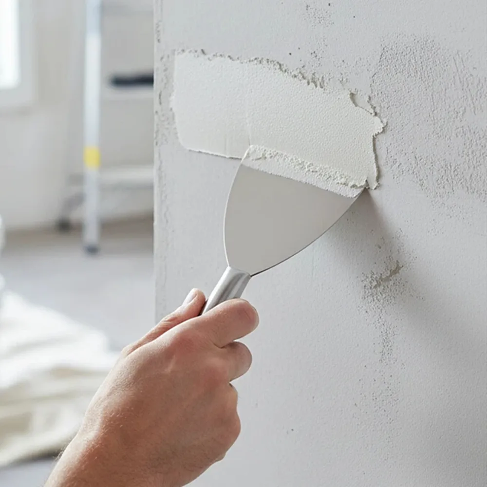 4inch Stainless Steel Paint Scraper Putty Knife Spackle Tool for Floor Wall Ceramic Home  Cleaning