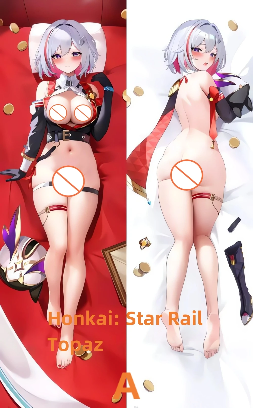 

Dakimakura Anime Pillow Case Honkai: Star Rail Topaz Double-sided Print Of Life-size Body Pillowcase Gifts Can be Customized