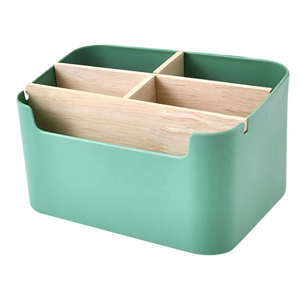 

Storage Box Home Container Desktop Organizer Holder Case Supplies Stationery Distant Control Premium Materials Multi Cell