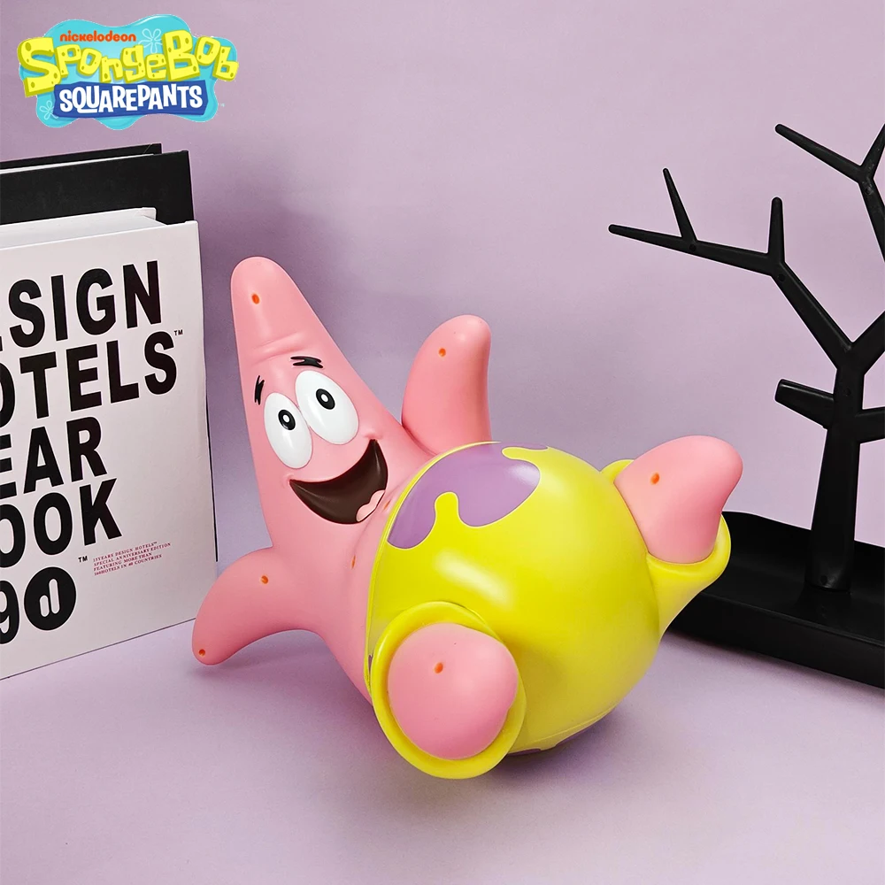 Hucha de PVC con Licencia Oficial de Bob Esponja, Figura Coleccionable, Caja de Ahorros, Decoración para el Hogar, Organizador de Escritorio