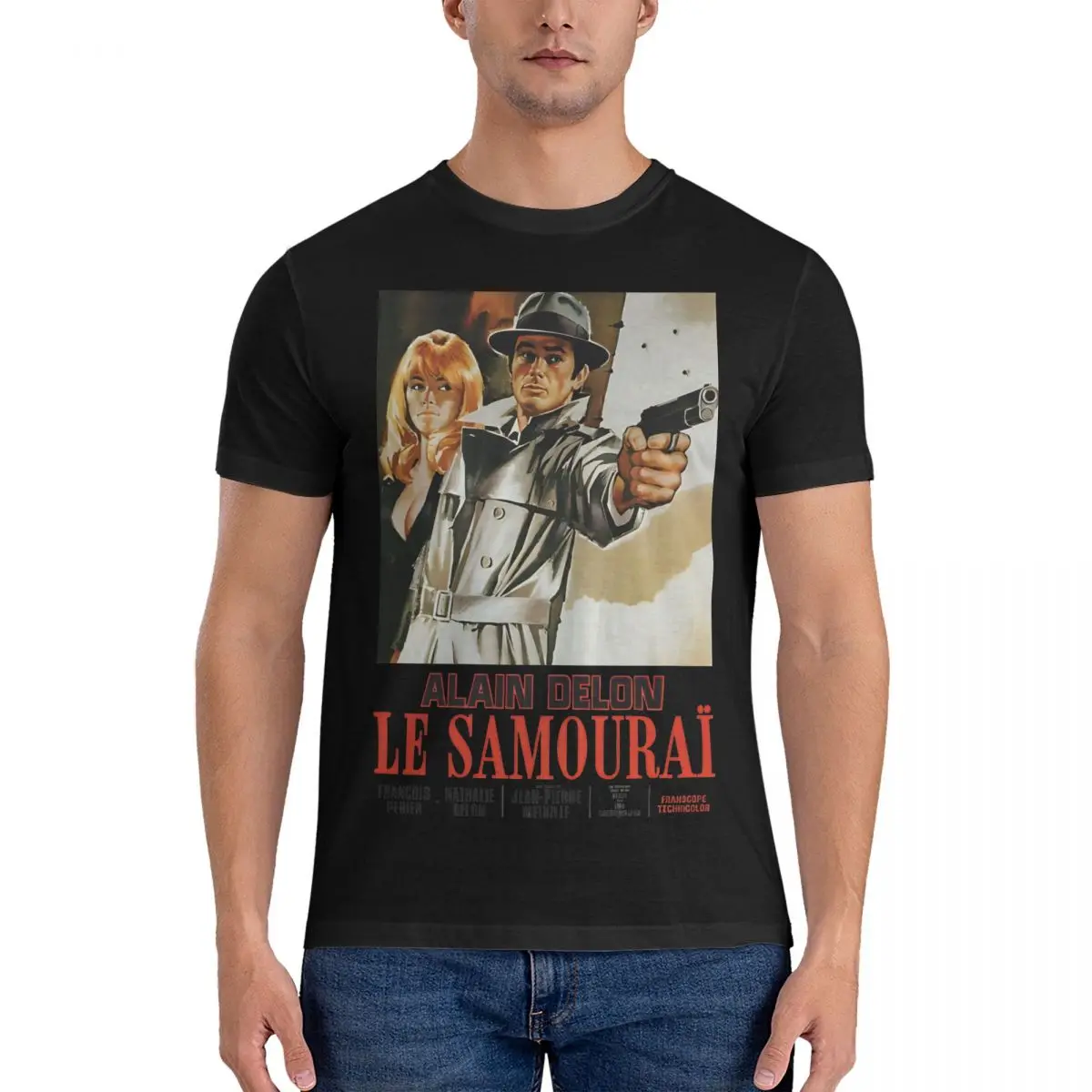 Casual Le Samourai T-Shirt for Men Round Collar Pure Cotton T Shirt Paths of Glory Short Sleeve Tees New Arrival Clothing