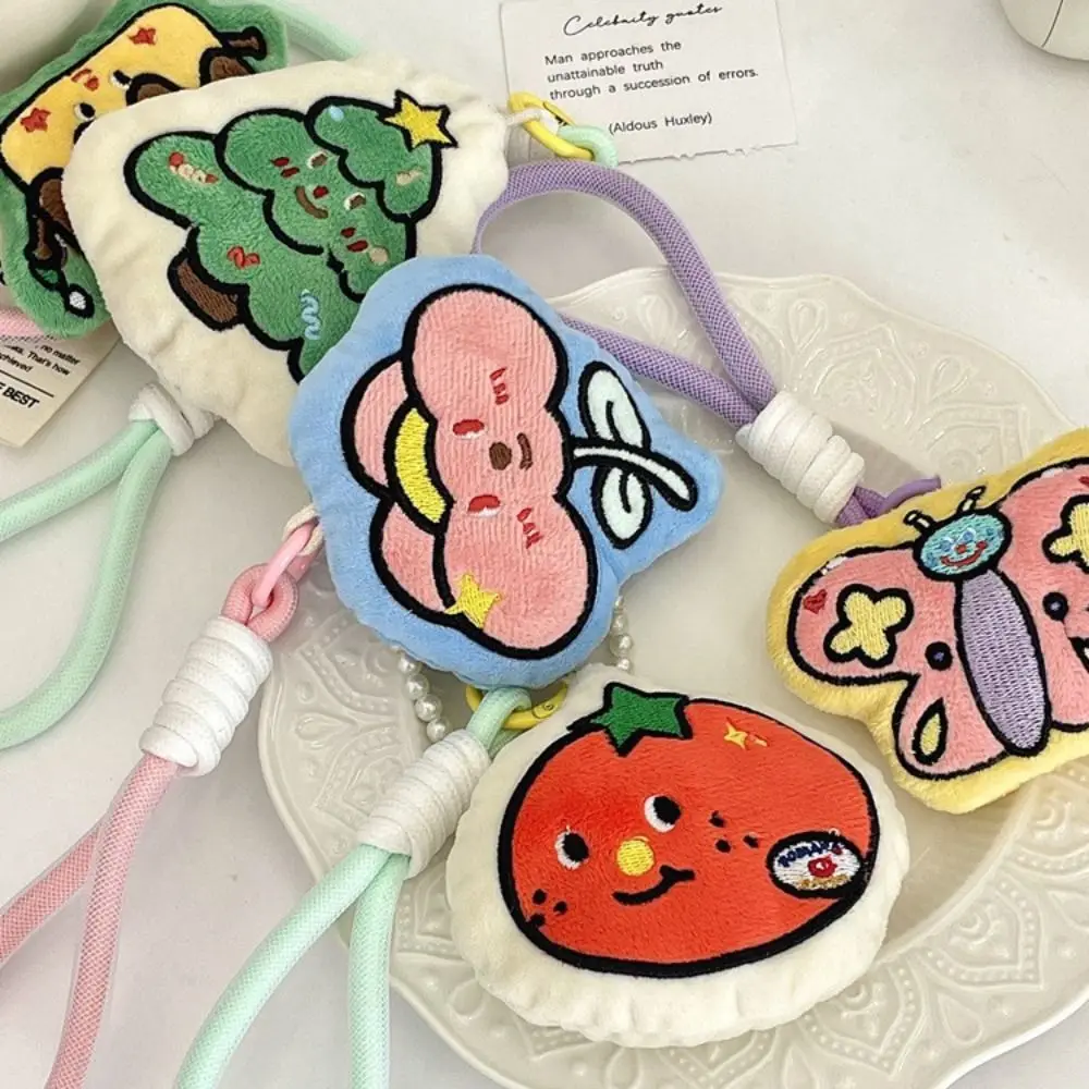 

Lovely Embroidery Doll Cartoon Pendant Animals Cotton Plush Keychain Small Gift Bag Ornaments Cute Pendant Unisex
