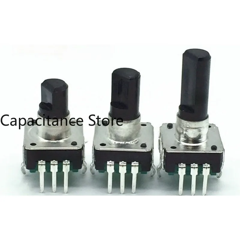 

5PCS New EC12 Encoder 24-bit 24-pulse with switch loudspeaker amplifier Digital pulse encoder