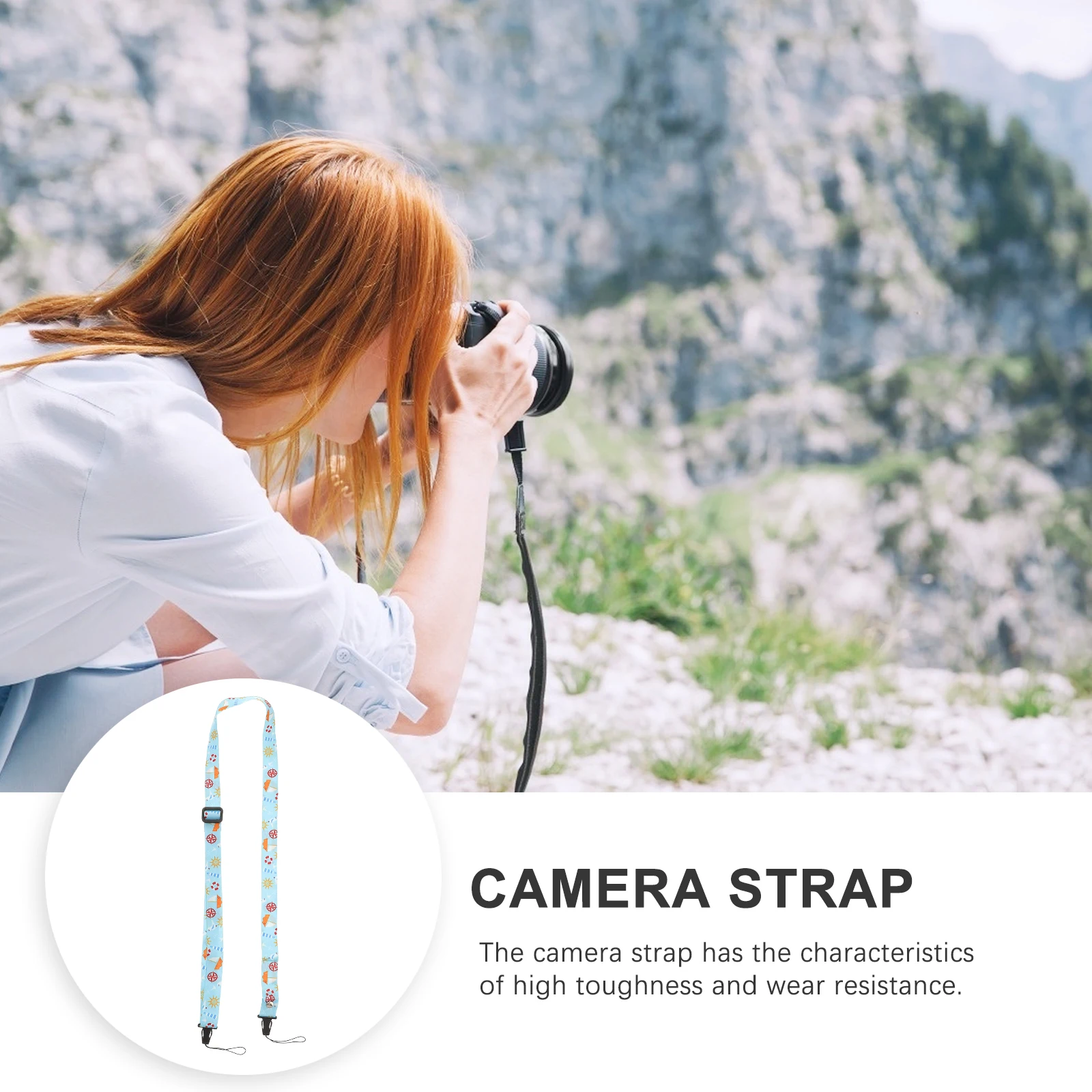 

Camera Strap High Quality Lanyard Camping Travel Shoulder Neck Sling Belt Tough Wear Resistance Fashion Style Comfortable