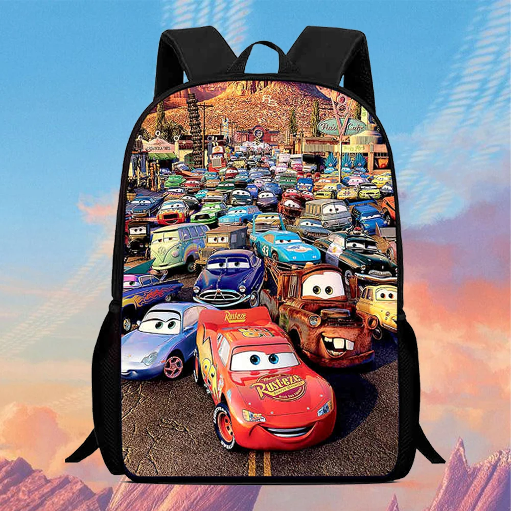 حقائب ظهر للأطفال برسوم كارتونية من Lightning McQueen حقائب مدرسية ذات سعة كبيرة للأولاد والبنات حقيبة تخزين كاجوال خفيفة الوزن