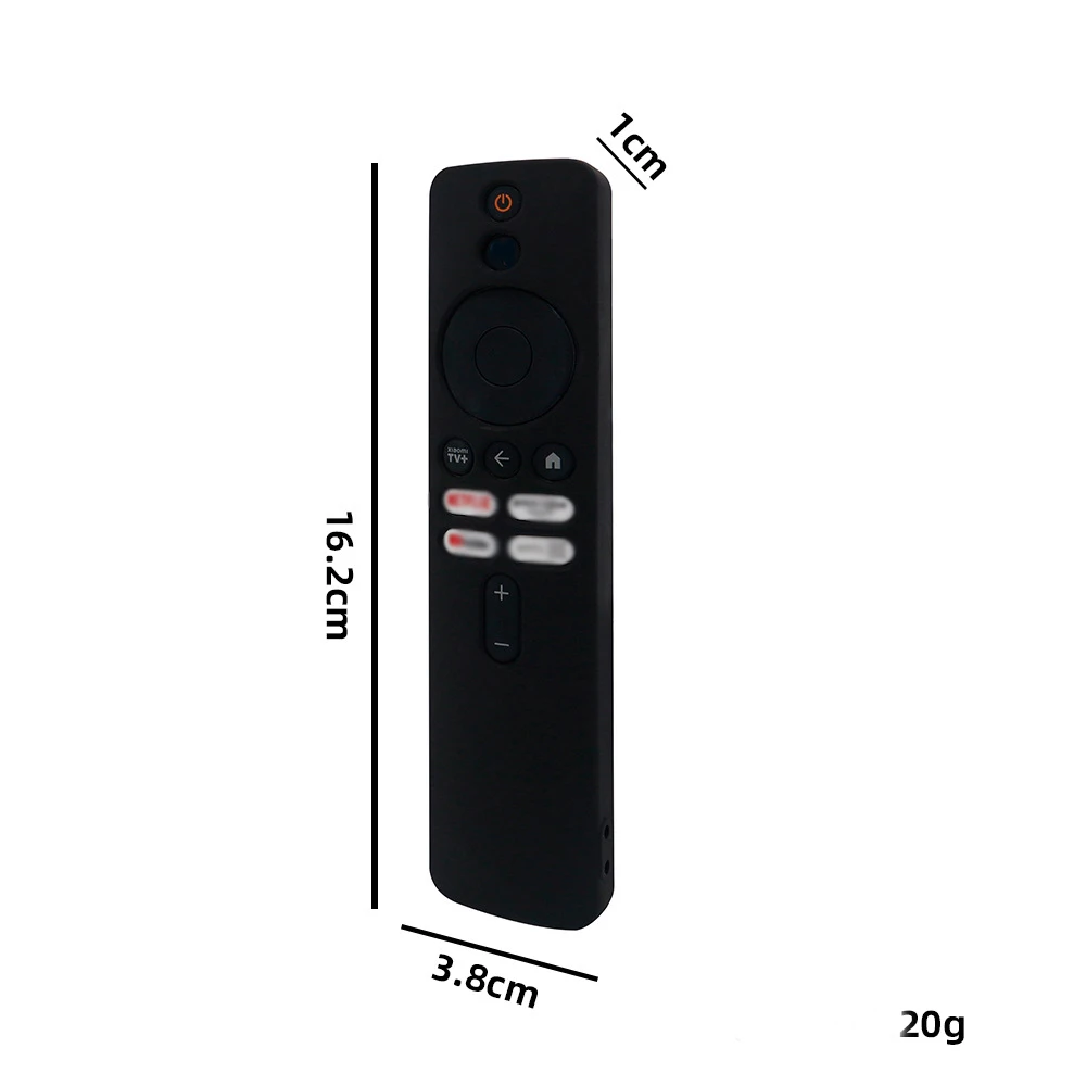 Capa protetora de silicone para xiaomi mi 4k tv box 2ª geração, anti-queda, anti-derrapante, controle remoto acessórios