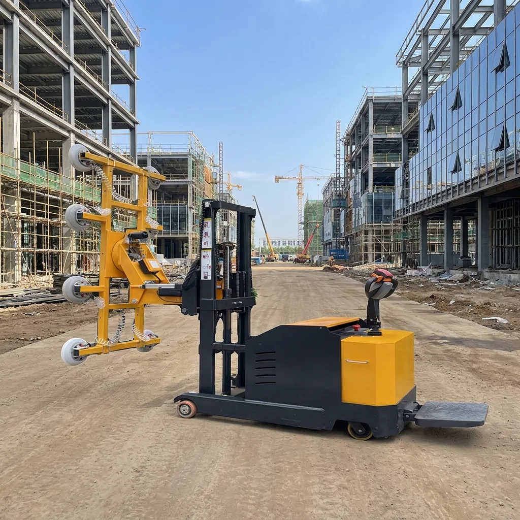 1 Ton Heavy Duty High Efficiency Vacuum Lifter 220V/380V Oversized Tempered Glass Rock Slab Curtain Wall Panel