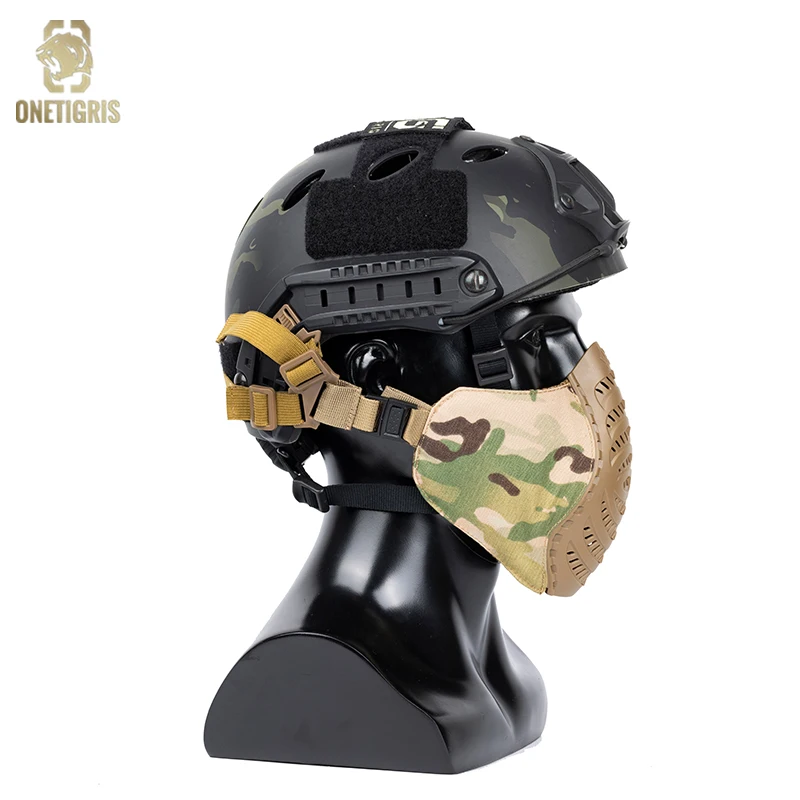 

ONETIGRIS Tactical Airsoft Masks Plastics Net Mesh Protect Ears Mask Field Hunting Military War Games Tactical Paintball Mask