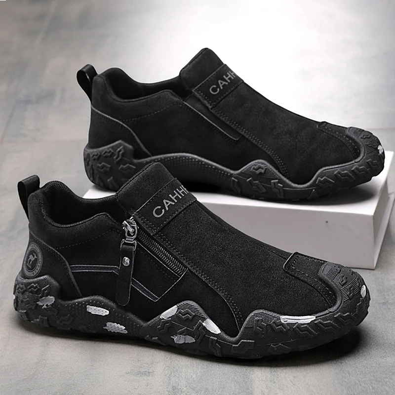 

Новинка 2026: Мужские повседневные модные кроссовки из кожи с мягкой подошвой и нескользящей подошвой для мужчин