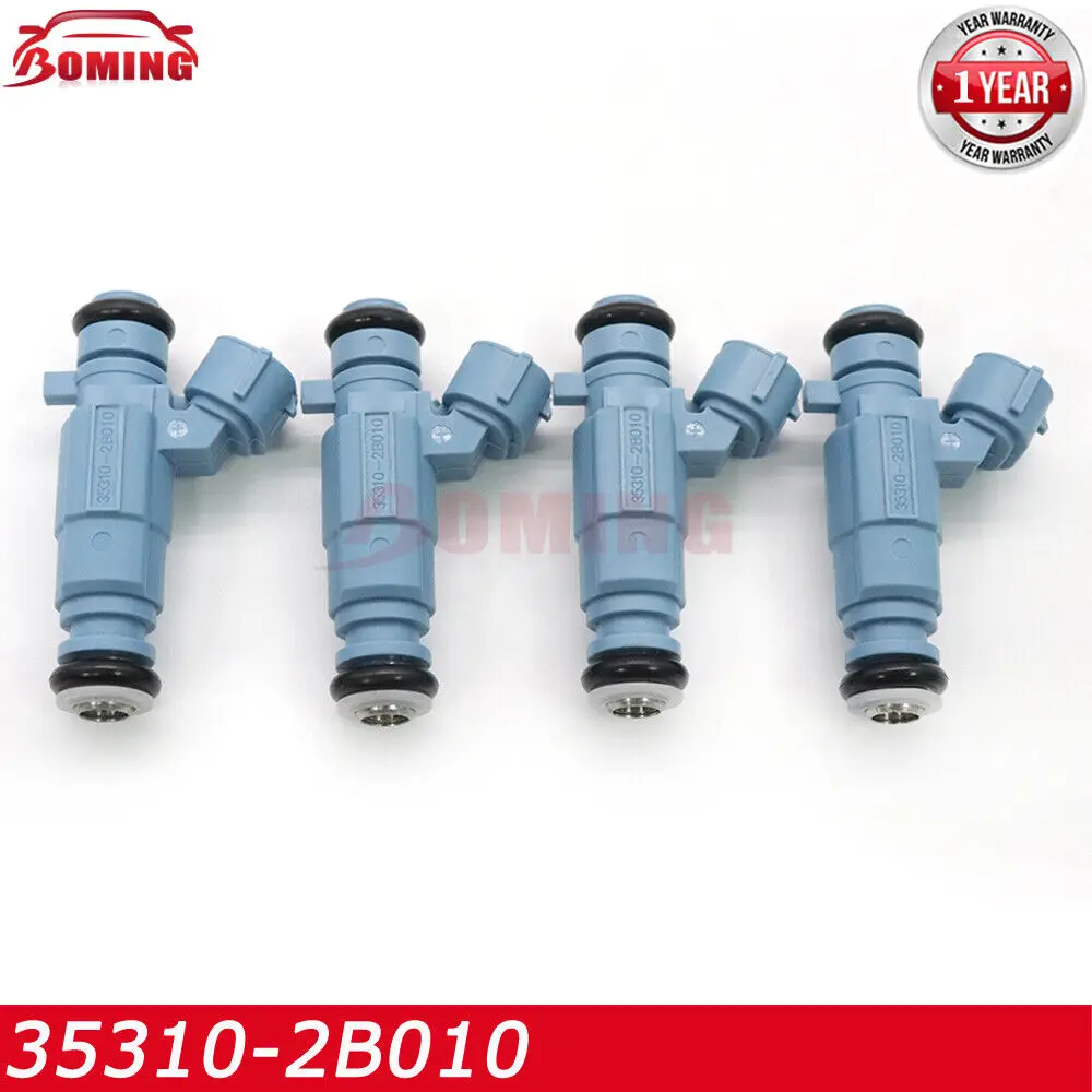 4PCS 35310-2B010 New Car Fuel Injector Nozzle Fits For Hyundai Kia Carens Cerato Forte Shuma 353102B010 35310 2B010