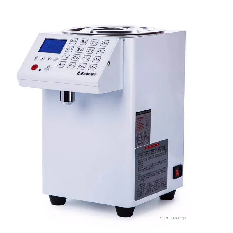 Máquina quantitativa de frutose, 16 grades, loja de chá comercial, equipamento especial 220v