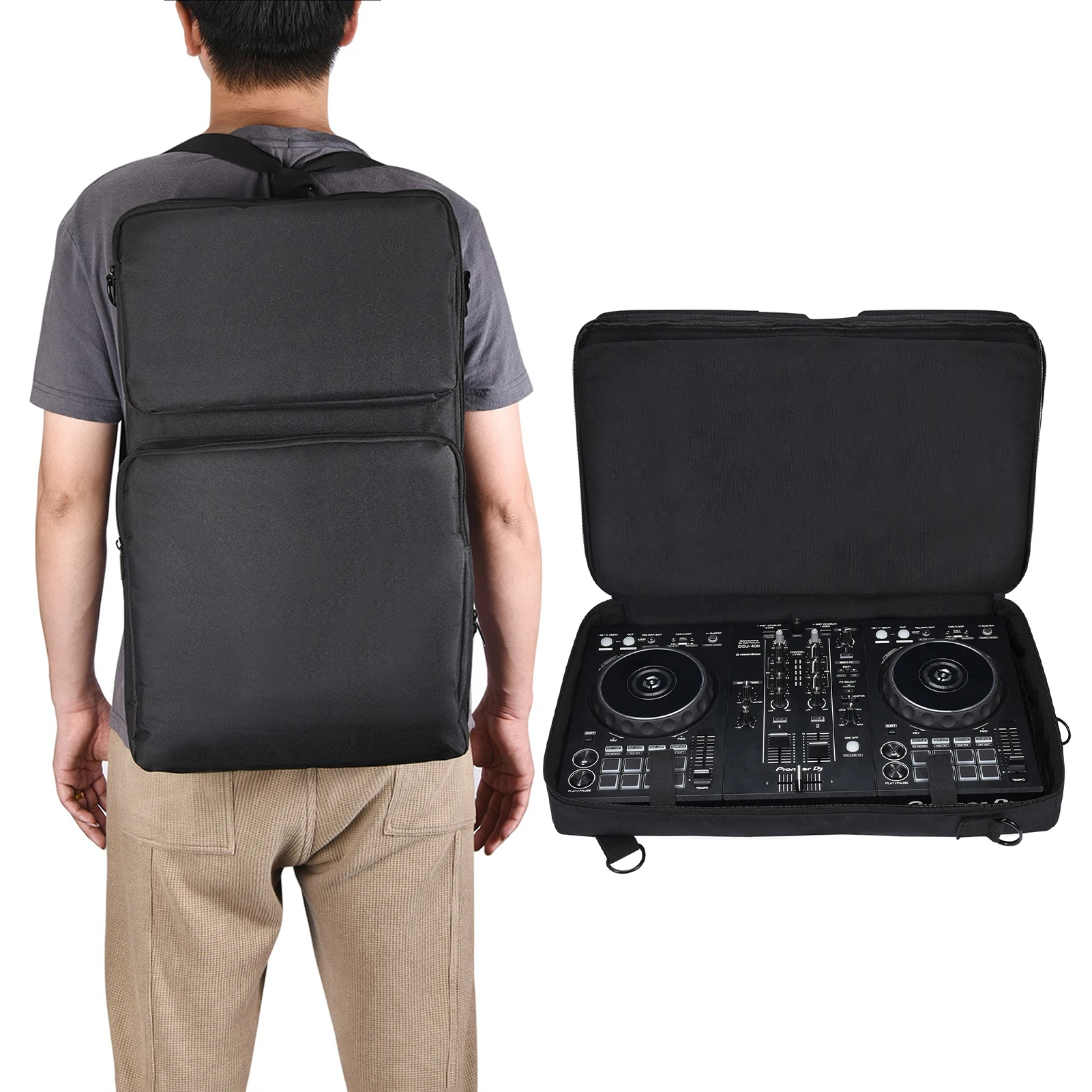 

For DDJ400 FLX4 SB3 Carrying Bag Roland DJ-202 DJ Controller Player Storage Case Electronic Accessories Organizer Box Backpack