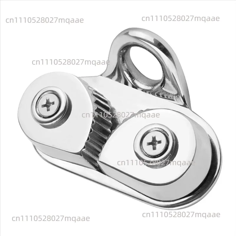 Sailboat Casting Rope Clamp with Two Self-tapping Screws  Stainless Steel Wire Grip  Marine Hardware Fittings Pilates Clamp