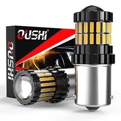 2x 1156 LED Backup Light Reverse Lamp P21W BA15S Canbus For Nissan Terrano X-Trail Navara NP300 D23 D40 Pathfinder 3 Almera 1 2