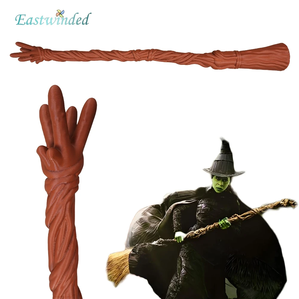 

Movie Wicked Elphaba Cosplay Wand Broom Props Costume Accessories Halloween Outfits Props Ornament Gifts Carnival Party Dress Up