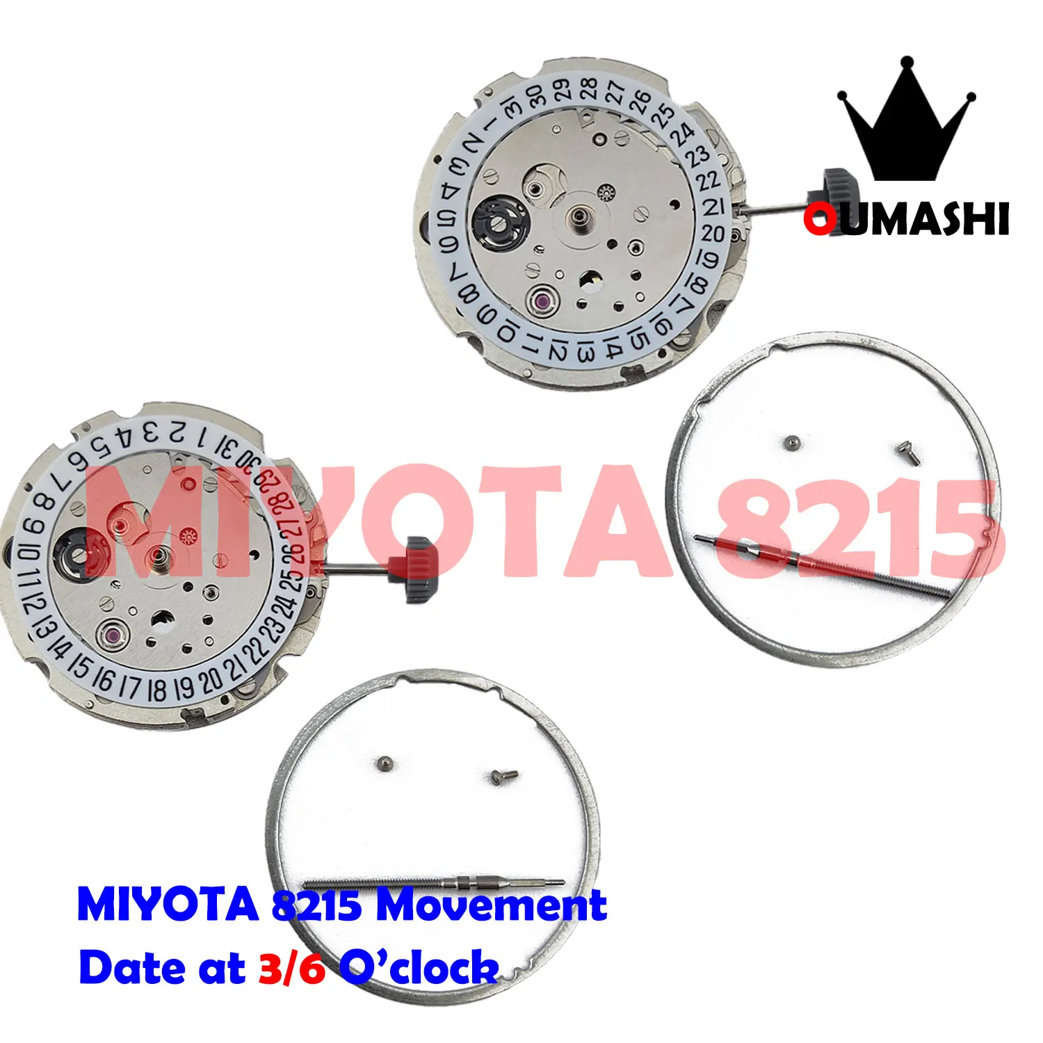 

Watch Movement MIYOTA 8215 Automatic Movement 21 Jewel Regulating Quick Change Date Watch part Quality guarantee Japan Original