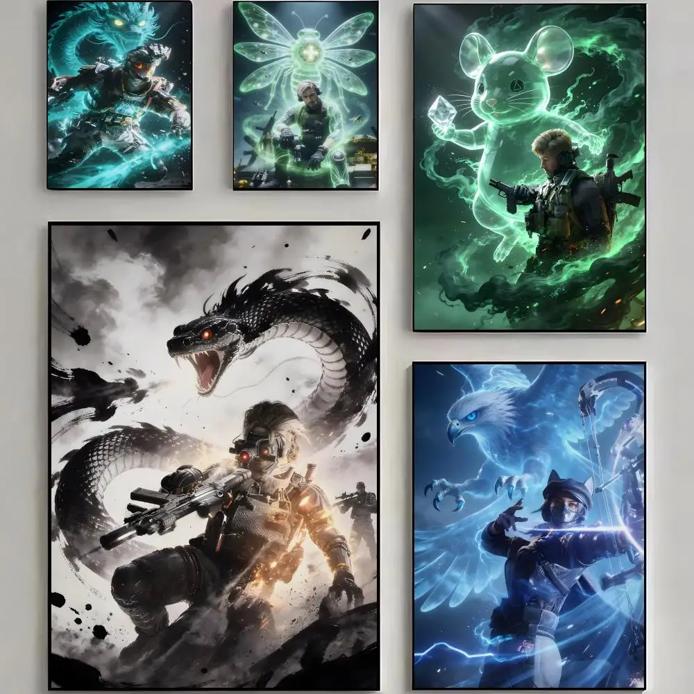 Game Shooter Delta Force Poster Stylish Decorative Peel-and-Stick Wall Art Room Decor for Bedroom & Dorm