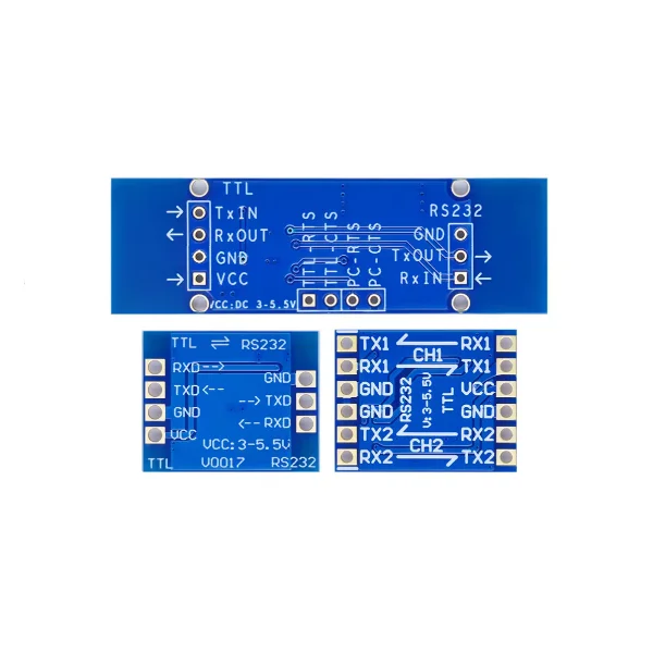 RS232 SP3232 TTL to RS232 RS232 to TTL flashing line serial port module gold plate