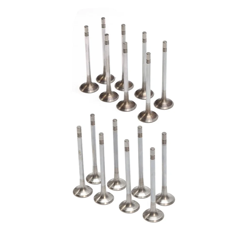 16pcs Inlet & Exhaust Valves SET Fit For 2.0T Diesel TDI 2.0 L T AUDI SKODA VW LANCIA PORSCHE SEAT 031109611 03L109601 2004-2025