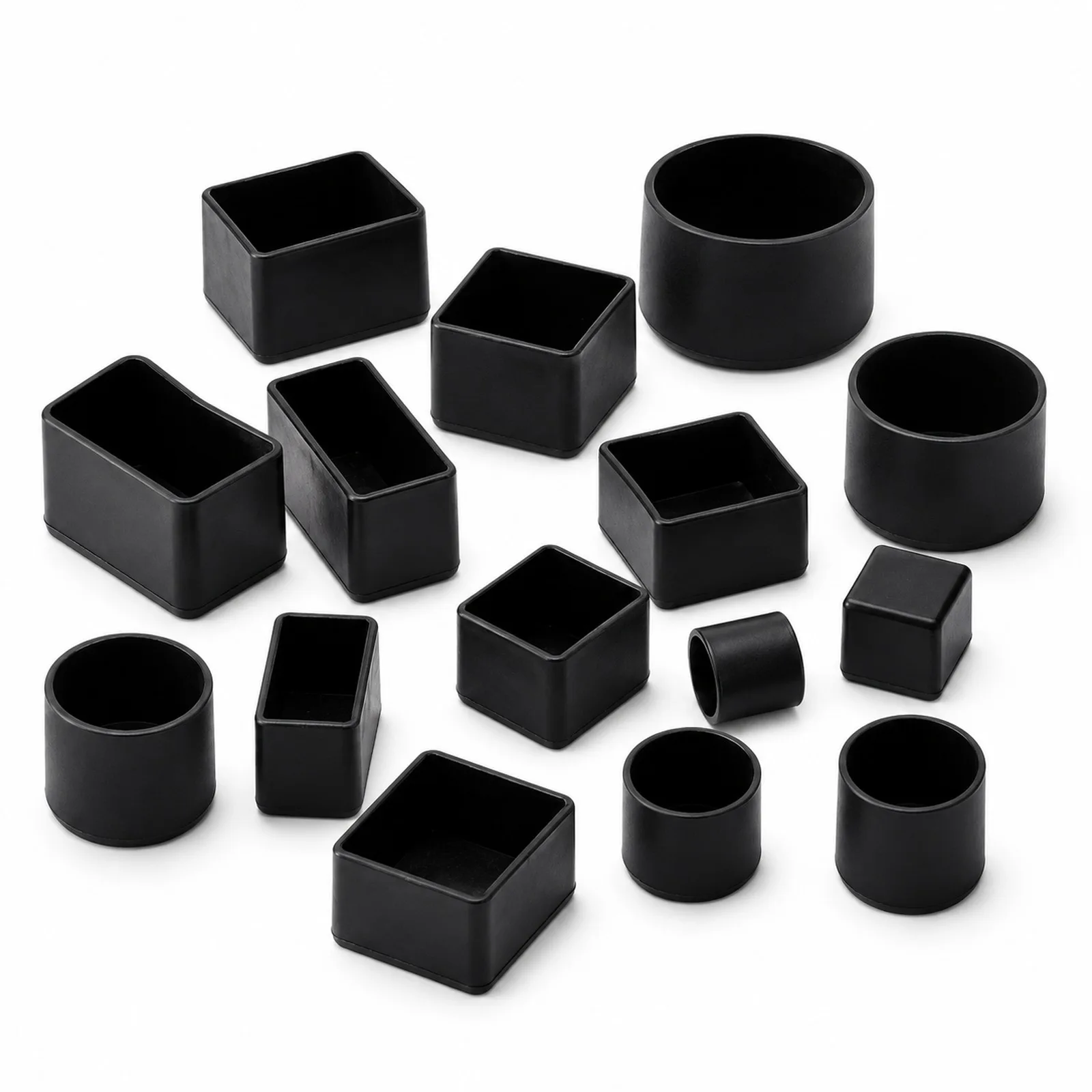 4-16Pcs Silicone Chair Leg Covers, Anti-Scratch Floor Protectors with Felt Pads, Reduce Noise for Furniture Table Stool Legs
