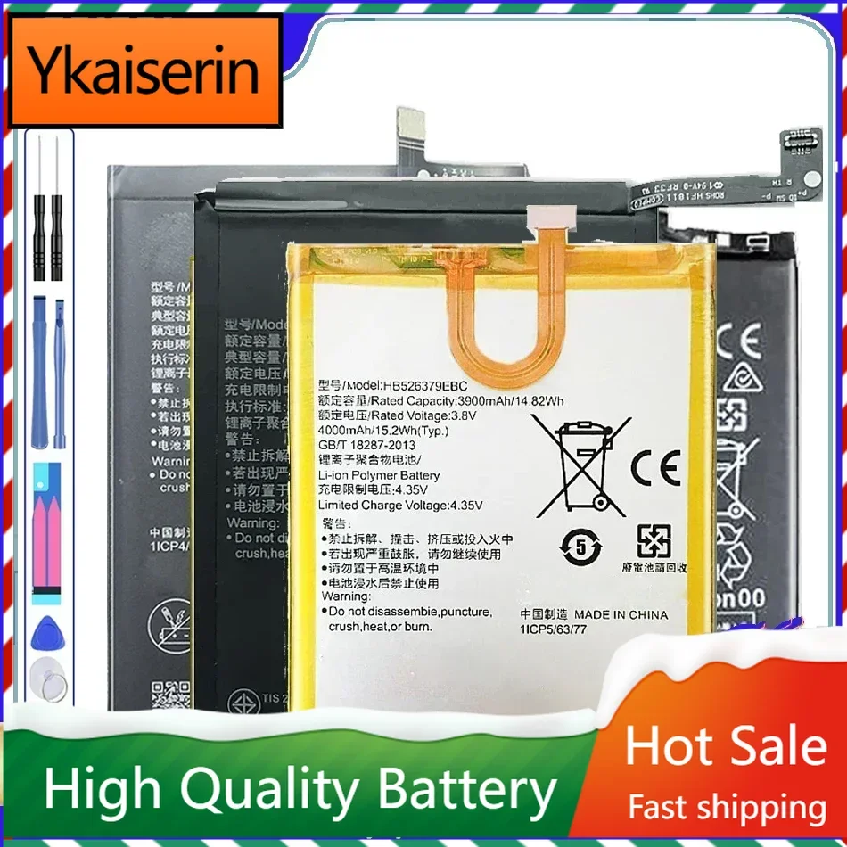 Battery For Huawei Enjoy 5, 5S, 6S, 7, 7S, 8, 8E Plus, Y5, Y6 Ii, Y7, Y9 Prime. Lite. Pro .2017. 2018 2019, GT3, GR3, GR5, GPlay