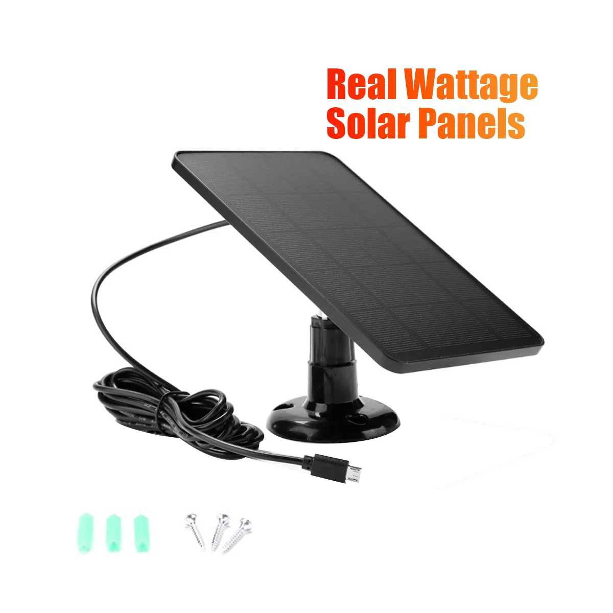 4W 5V Zonnecellen Oplader Usb Opladen Draagbare Zonnepanelen Voor Beveiliging Camera/Klein Huis Licht Systeem