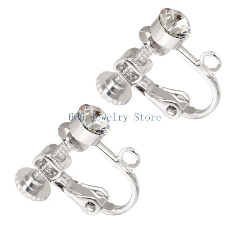 F2TD كليب على بدائل محول القرط للمشاركات القرط آمنة DIY بها بنفسك مكونات صنع المجوهرات هيبوالرجينيك #2