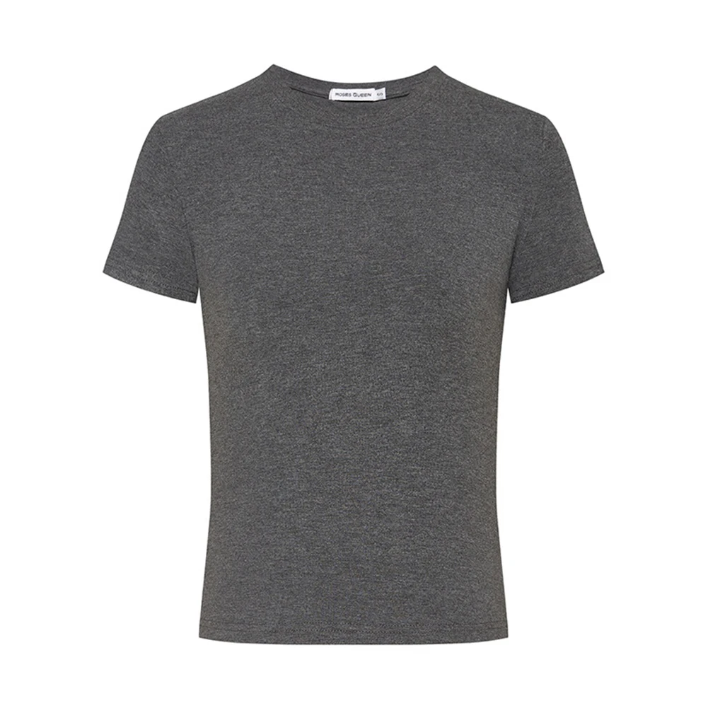 캐주얼웨어 일상 활동 흰색 반팔 셔츠 반팔 티셔츠 여성용 블라우스 일반 길이 티