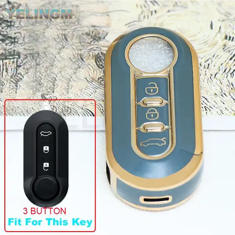 10 best sales cover key fiat 500 - №3