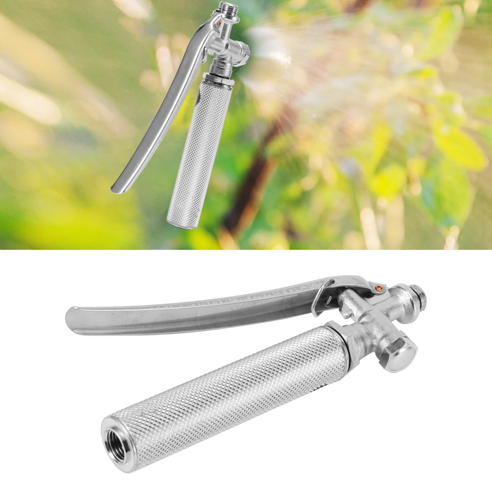 2 Inch Stainless Steel Backpack Type Agricultural Sprayer Handle High Pressure Spray Handle With Built-In Filter Switch Garden