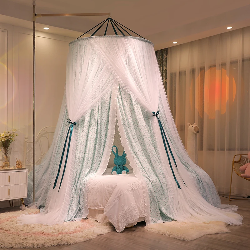 

Blackout mosquito net ceiling double bed mantle