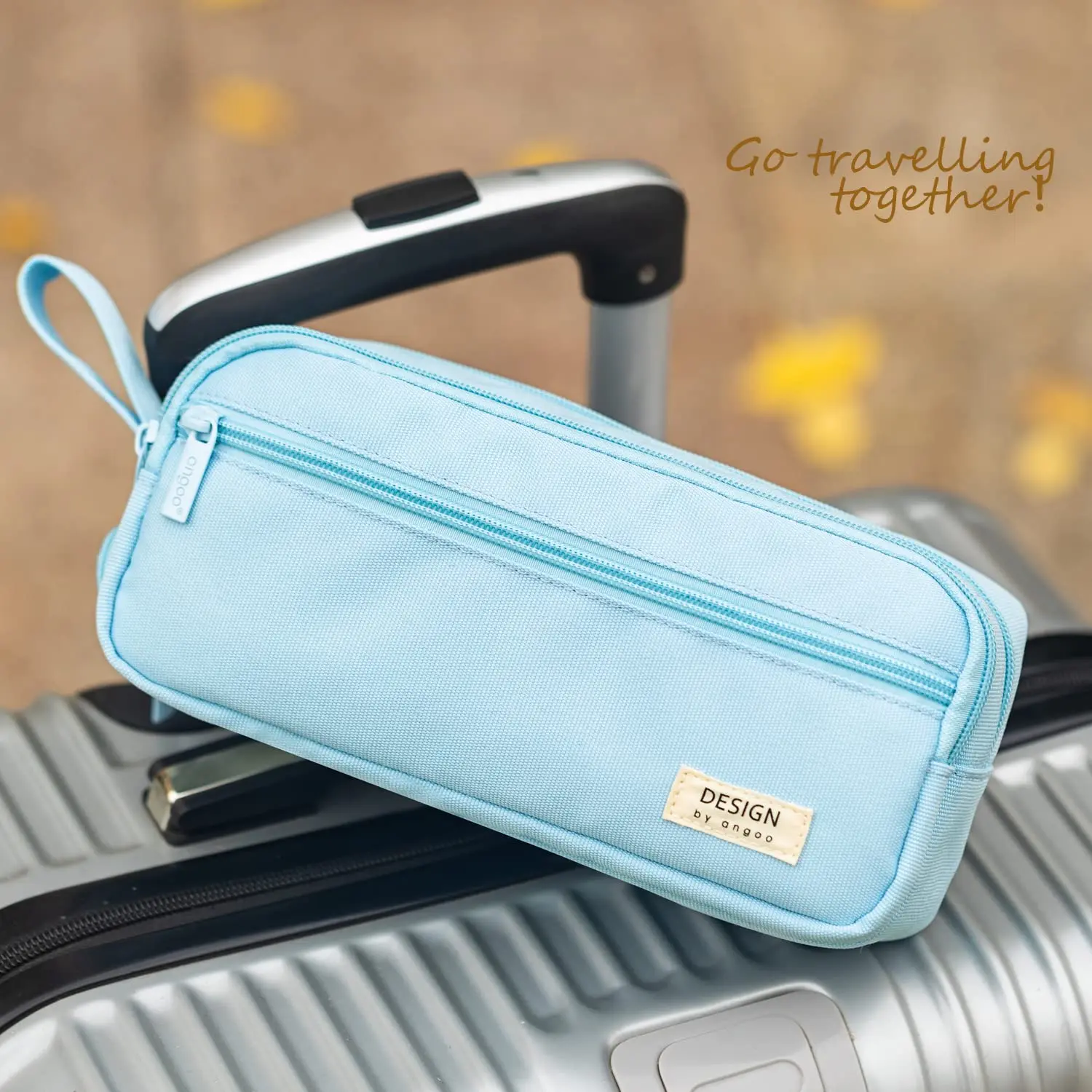 Macaron Color Large Capacity Pencil Case Multi Layer Compartments Eco Friendly Material Zipper Closure for School Storage Bag