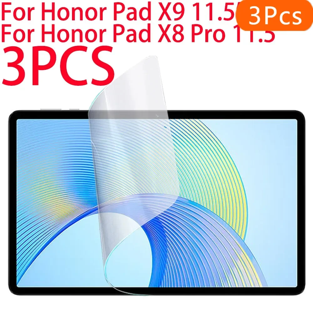 

3 шт. мягкая пленка для Huawei Honor Pad X8 Pro X9 11,5 дюймов 2023 ПЭТ Защитная пленка для экрана Pad X8 Pro X9 ELN-W09 Защитная пленка
