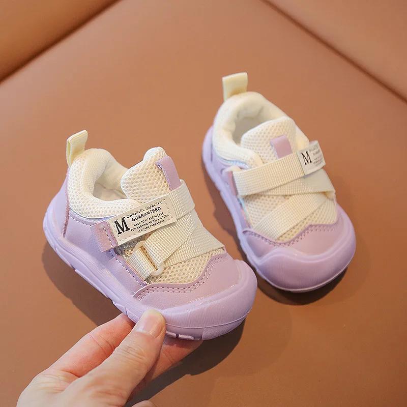 Autumn Color-blocking Toddler Anti-skid Casual Girls Single Shoes Soft Soled Baby Boys Shoes bebê кроссовки 아기신발 أحذية غير رسمية