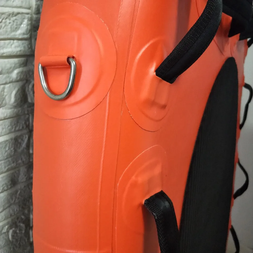 Diving Inflatable PVC Water Rescue Board 175*95cm Lifesaving Sled Board With Hand Pump&Detachable Fin For Lifeguard Water Rescue