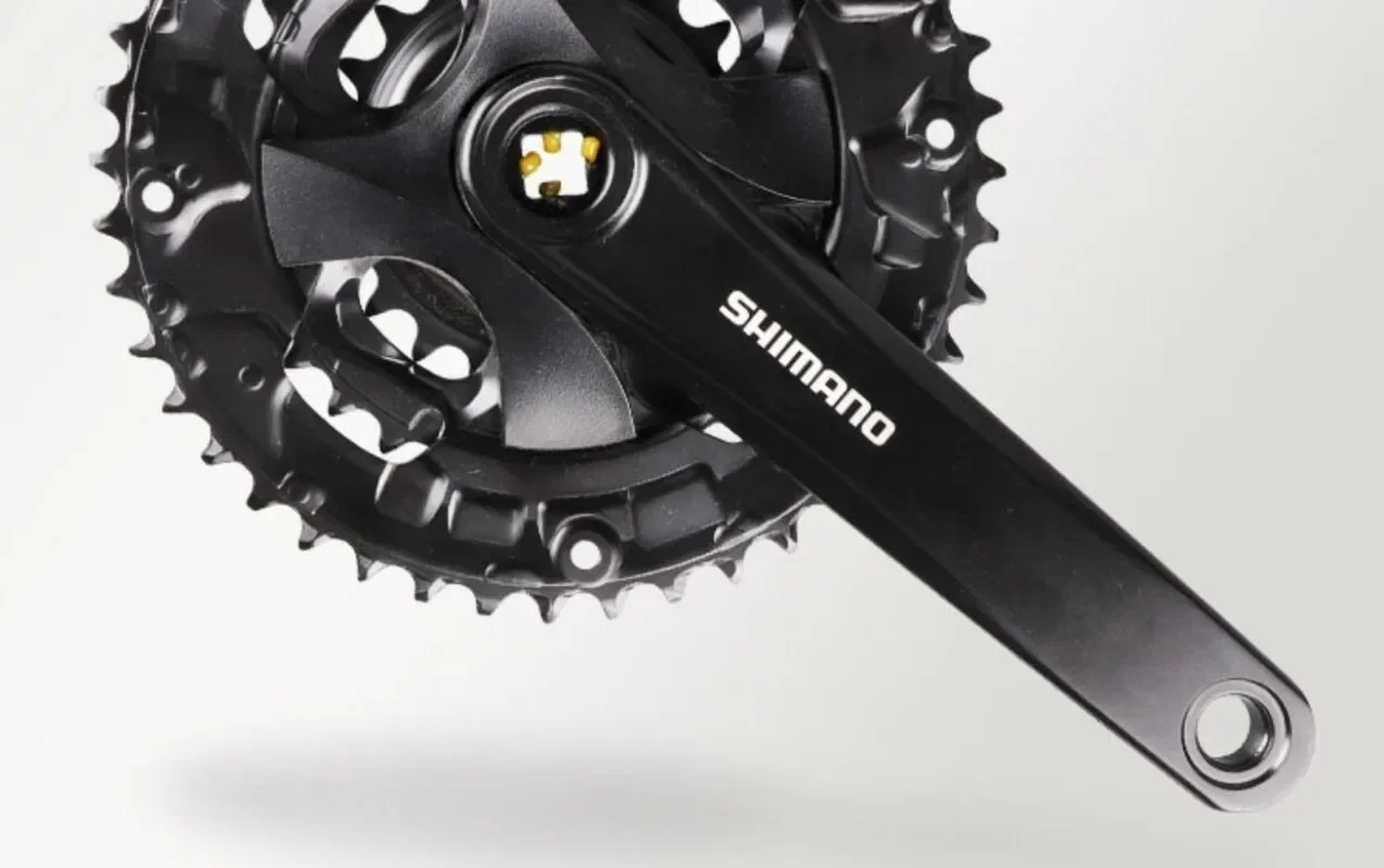 Shimano ALIVIO FC-MT101 Mountain Bike Bicycle Crankset 3×9 Speed 170mm 40T 36T With Shimano Square Hole 122.5 Bottom Bracket