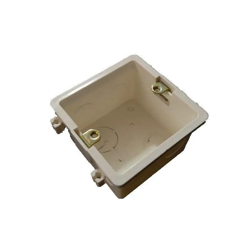 86 Type PVC Electrical Junction Box Fireproof Non-conductive Assemble Design for Home Apartment Electrical Wiring Arrangement