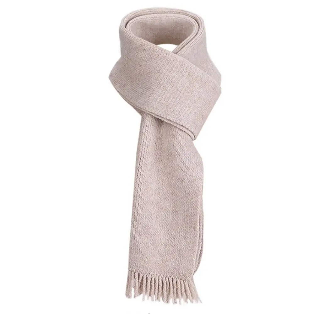 3 Piece Set Hat Scarf Gloves Set Soft Material Anti Slip Gloves Knit Beanie Hat Neck Protection Design Long Scarf