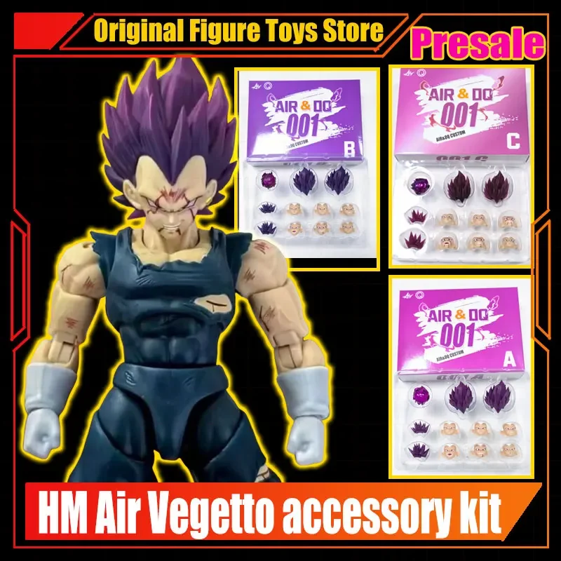 

Новый набор аксессуаров для голов фигурок Air&OQ Custom Dragon Ball Vegetto, масштаб 1/12, расширительный комплект для коллекции Super Saiyan Vegetto Heads Hm Air