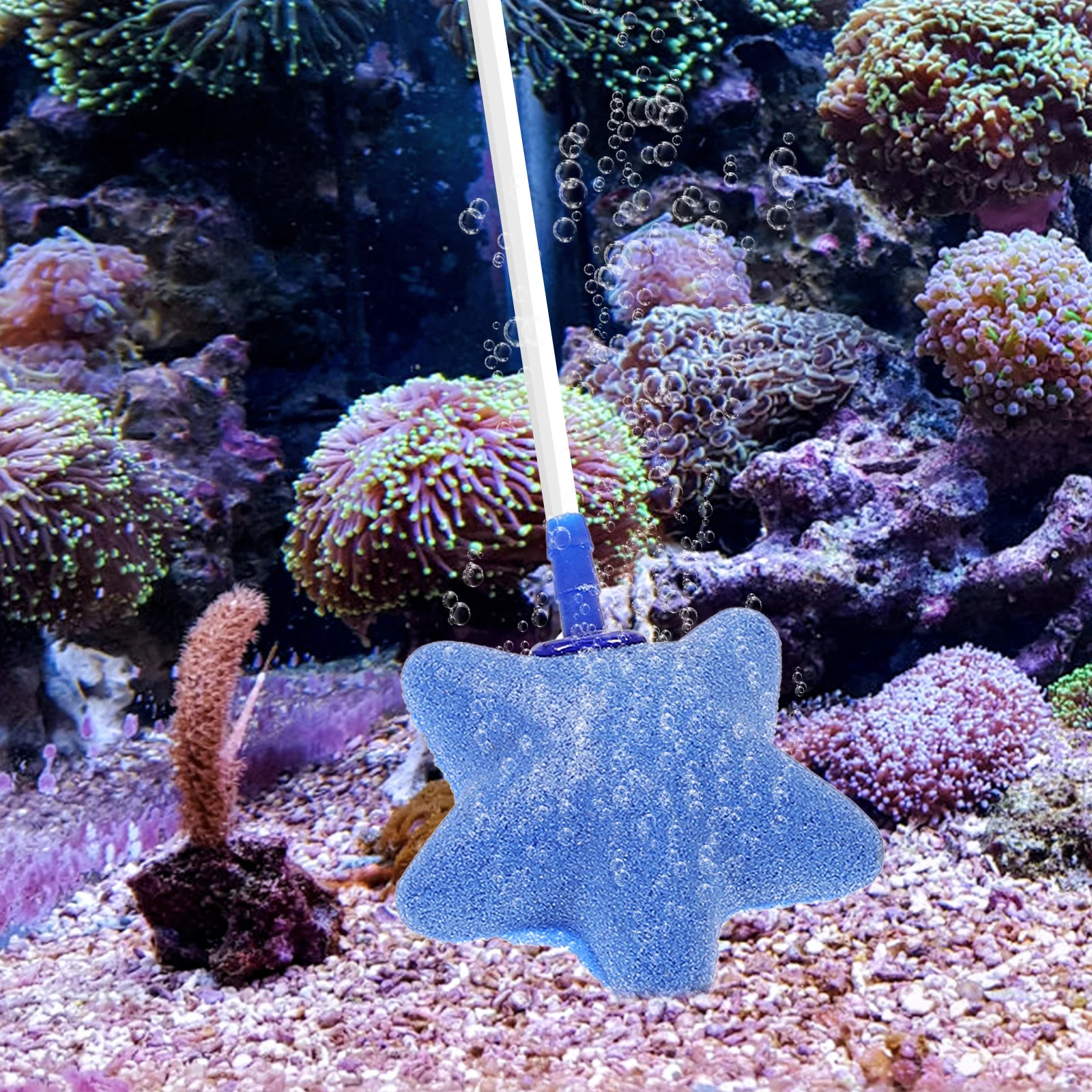 

3Pcs Fish Tank Air Stones Aquarium Bubble Diffuser Durable Safe Materials Easy Install Oxygen Increase Decorative