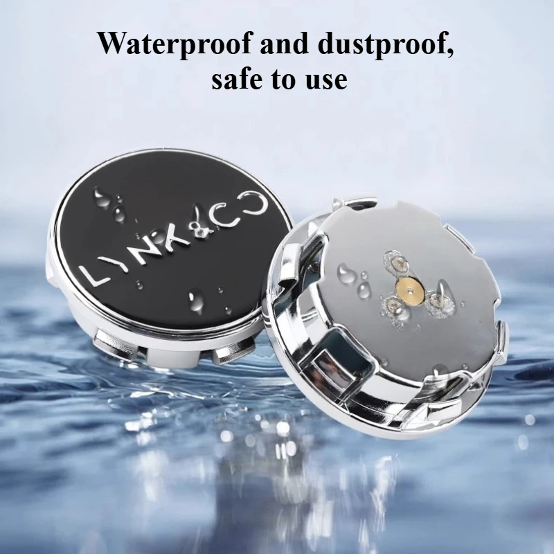 ل Lynk & Co 08 غطاء محور مضيء محور الإرتفاع المغناطيسي ضوء 08 محور ملصق اسوداد شعار السيارة اكسسوارات تعديل أجزاء #5