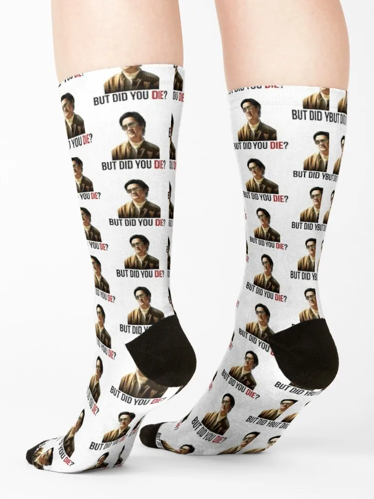 The Hangover Mr Chow - But Did You Die? Socks summer Rugby custom sports sports stockings Men Socks Luxury Brand Women's