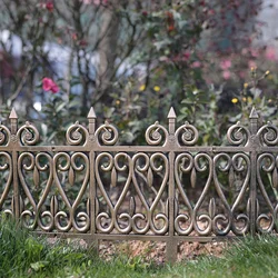 3 Pcs Garden Fence Landscape Border Flower Decor Plastic Flowerbed Control Decore Patio Lawn Edgings Decoration Décor